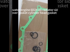 เครื่อง excavator 6D24 เครื่องปรับน้ํามัน radiator ด้านปกกระปุกกระปุกกระบอกหัวกระปุก